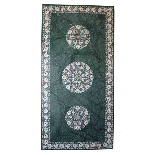 Marble Inlay Rectangular Table Top