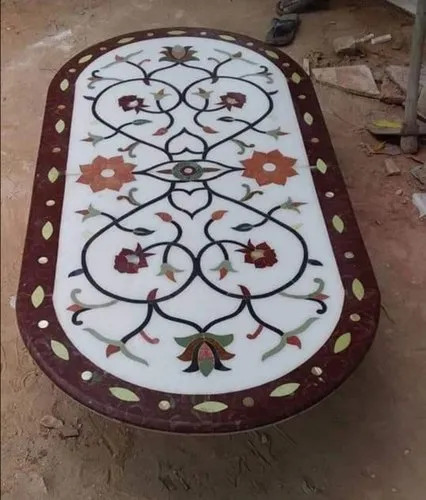 Marble Inlay Table Top