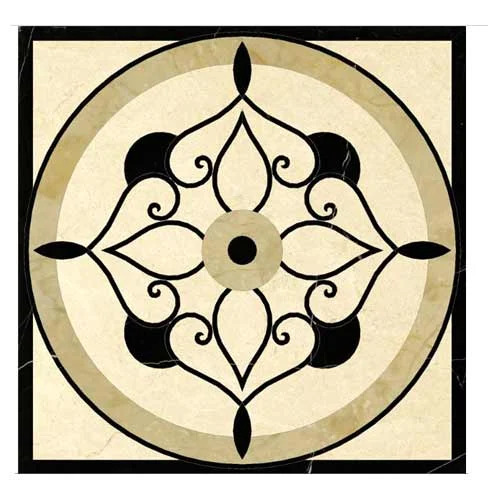 Round Marble Inlay Table Top
